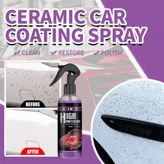 3 in 1 High Protection Quick Car Ceramic Coating Spray - Shop1
