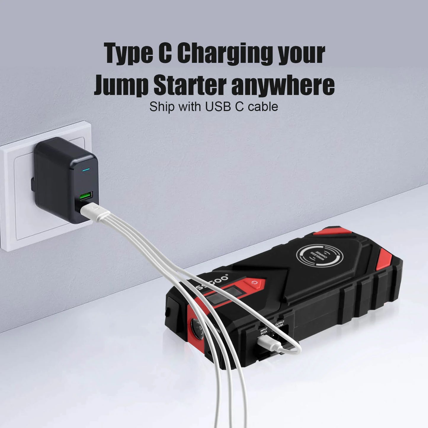 Multifunctional Car Battery Charger - Shop1