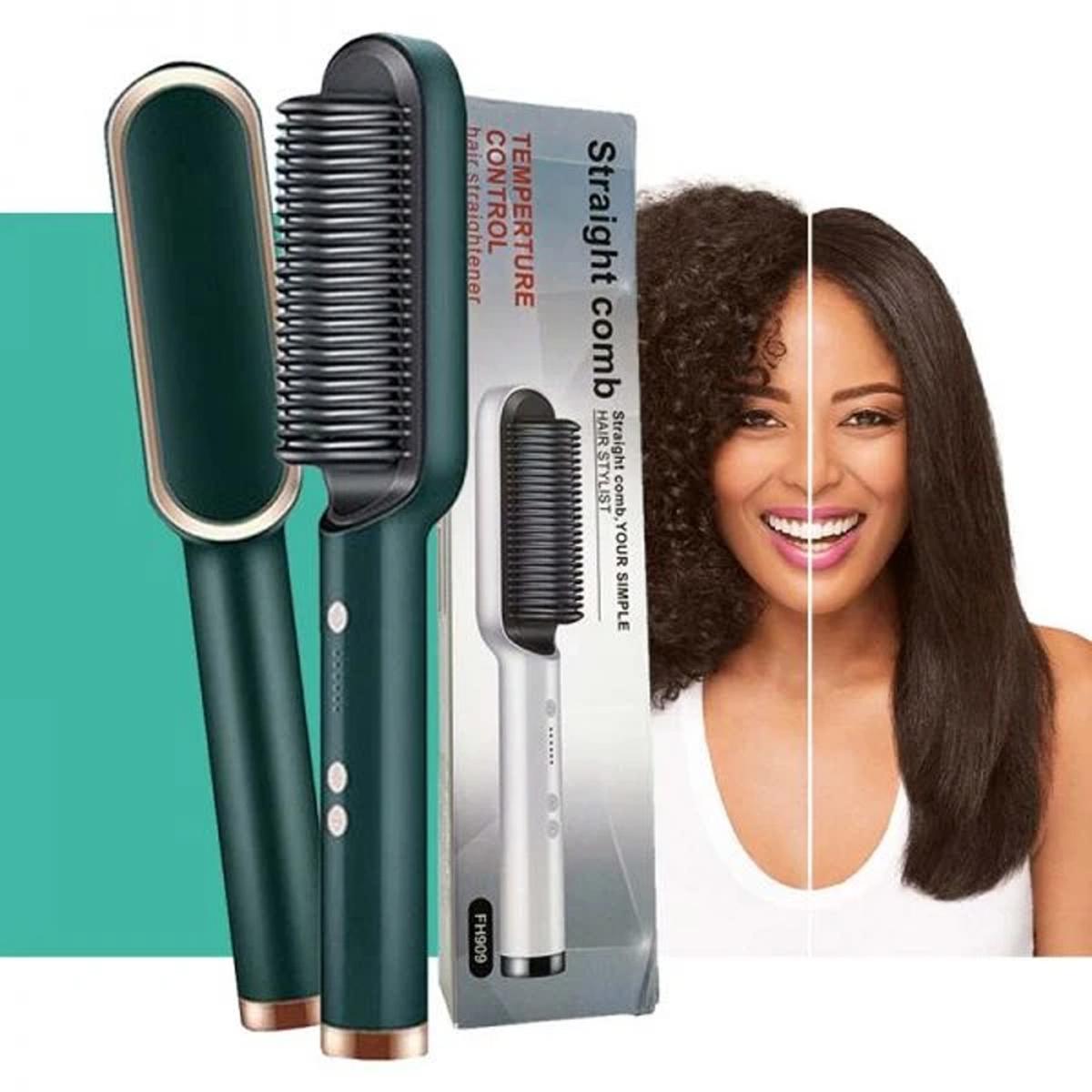 Hair Straightener + Curler Comb - Shop1