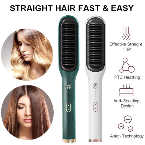 Hair Straightener + Curler Comb - Shop1