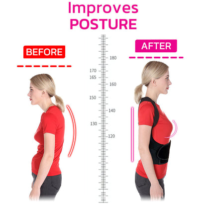 Adjustable Back Posture Corrector Belt - For Men & Women