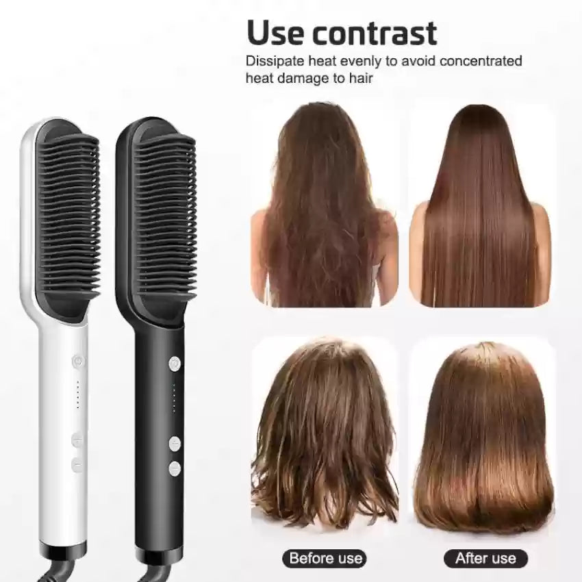 Hair Straightener + Curler Comb - Shop1