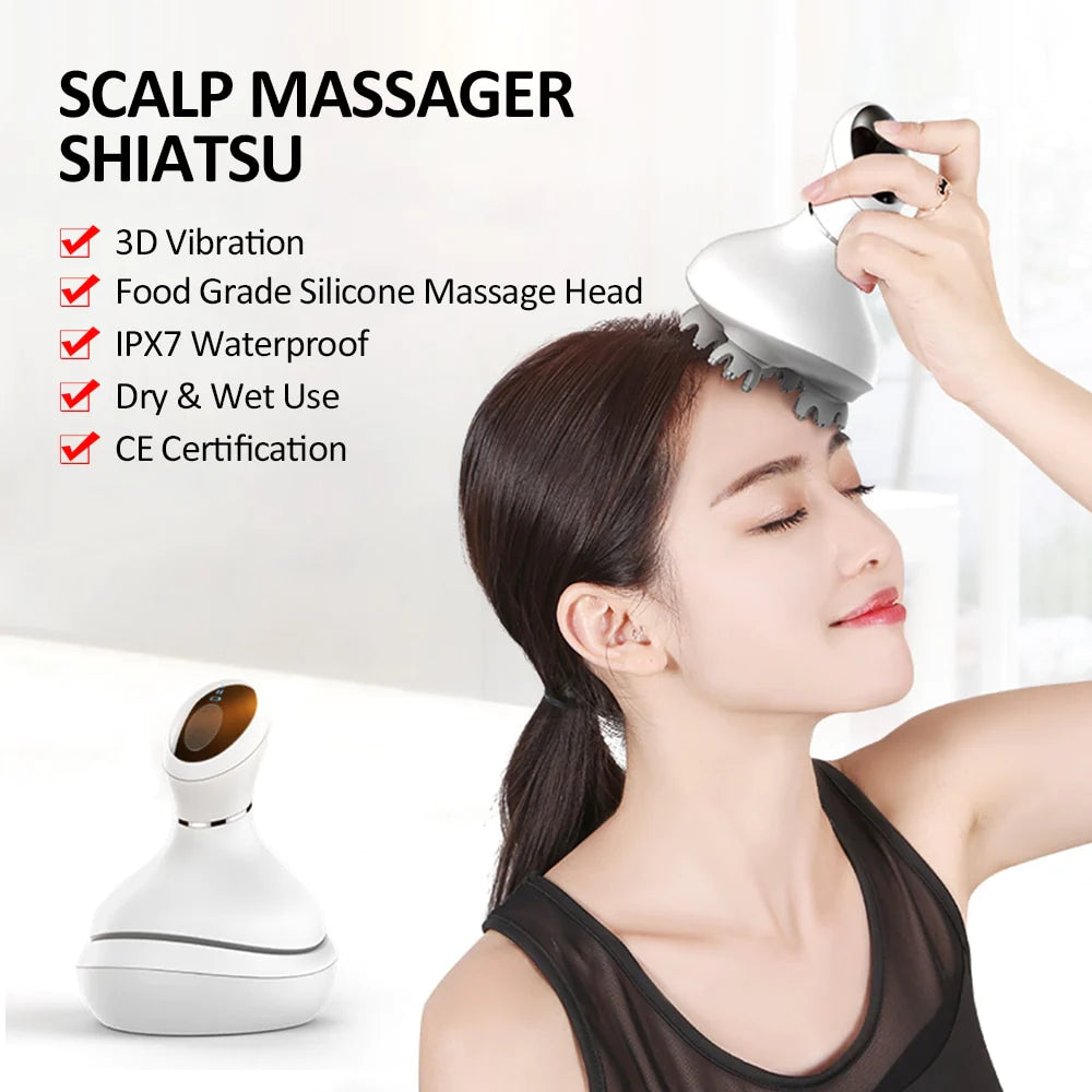 Electric Smart Scalp Massager / Wireless And Chargeable - Shop1